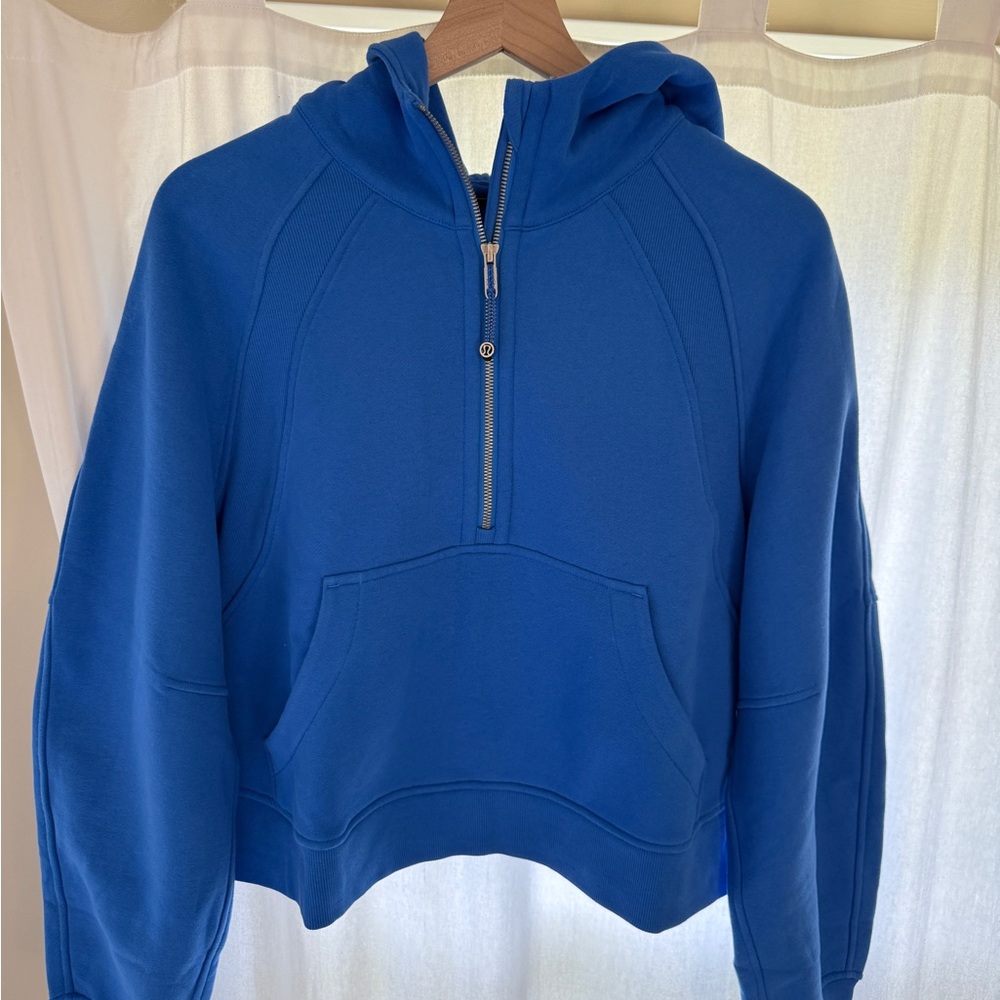Lululemon Blue Half-Zip Hoodie